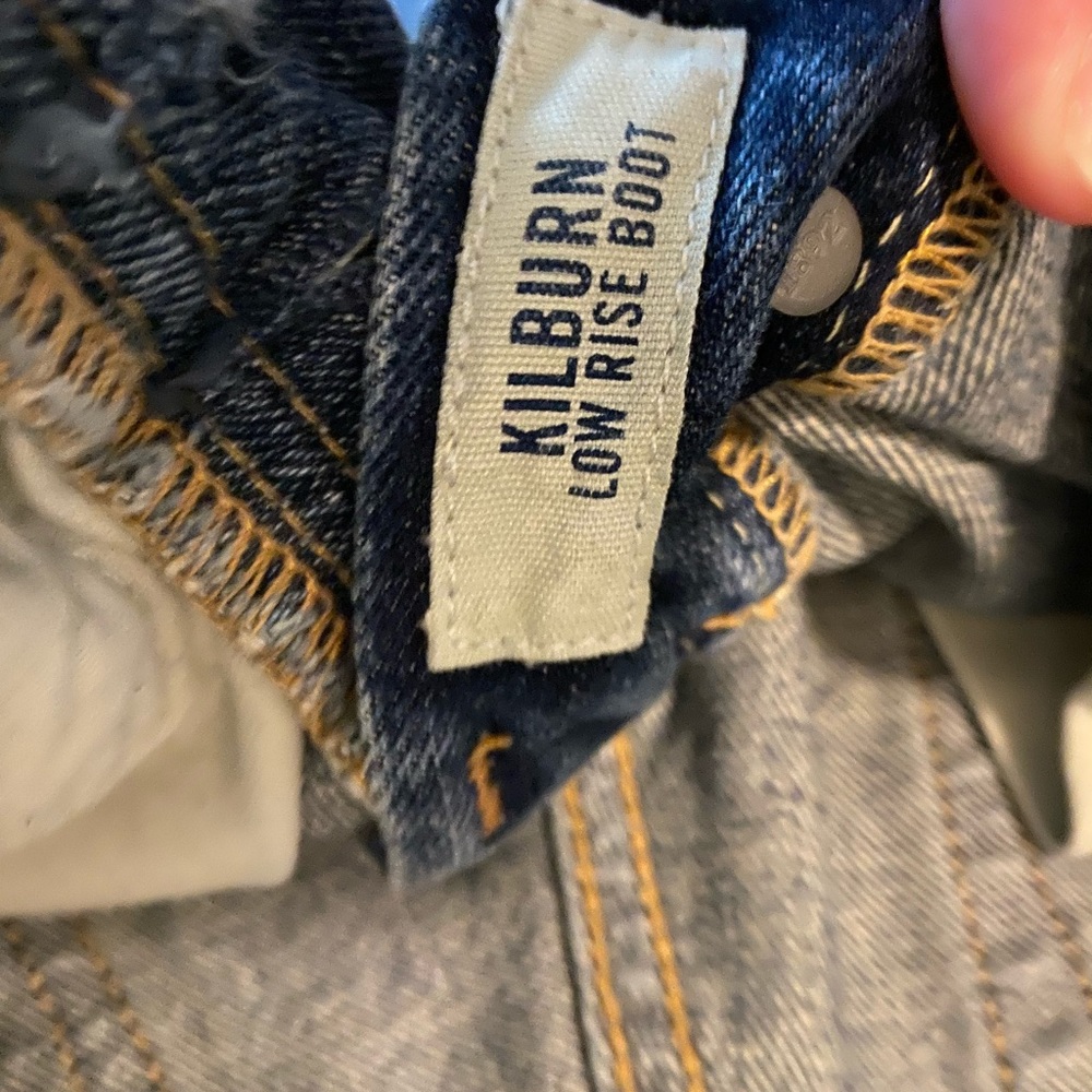 Abercrombie boy jeans, size 8, Low rise Boot - Picture 3 of 4